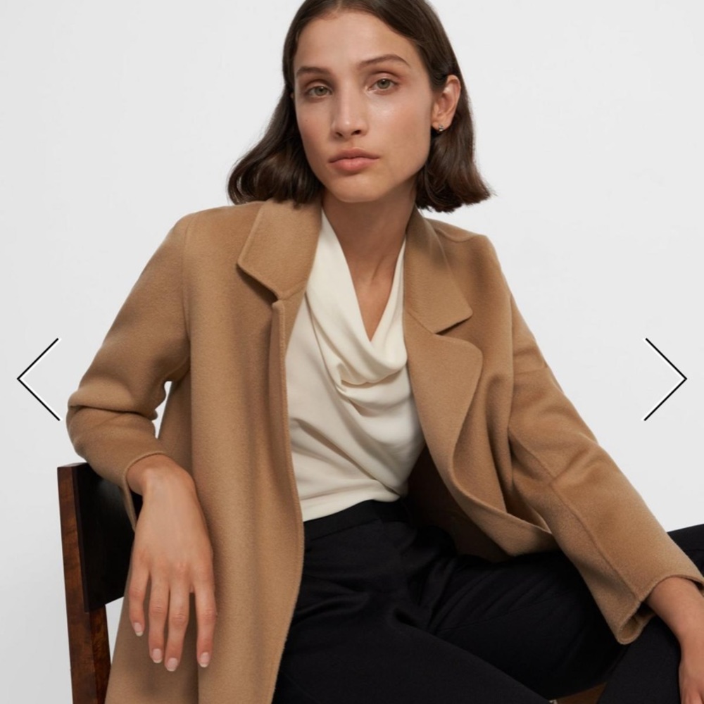 Theory Camel Coat